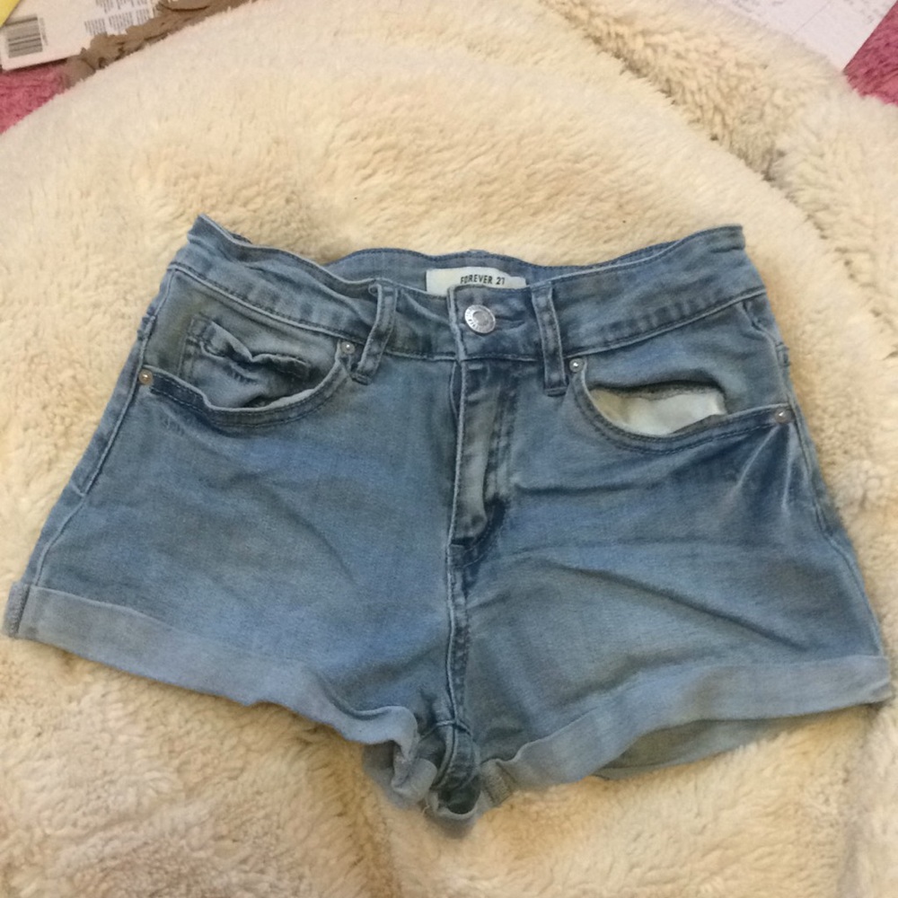 Jean shorts from forever 21